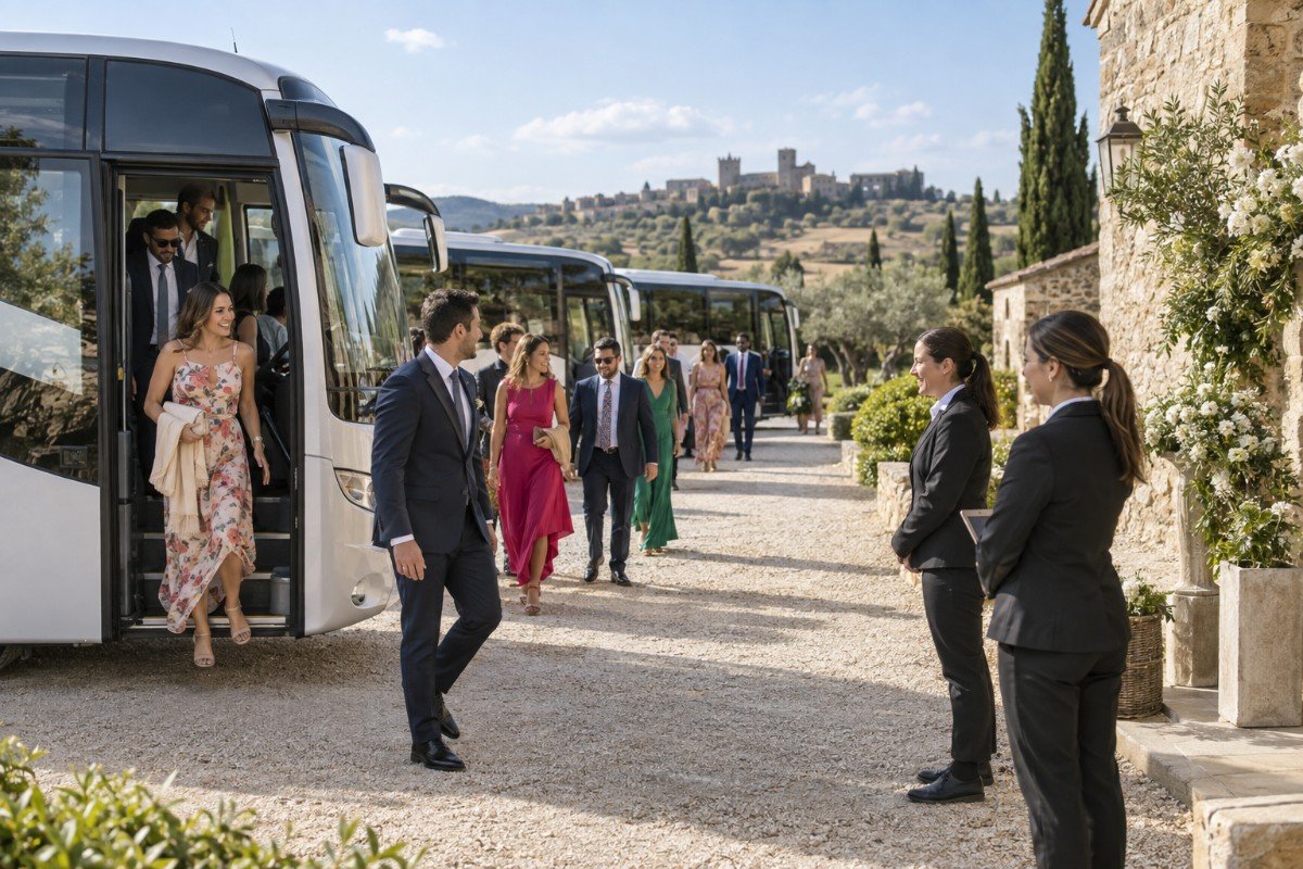 El transporte de invitados en la boda: cómo evitar que se convierta en tu peor pesadilla El transporte de invitados en la boda: cómo evitar que se convierta en tu peor pesadilla