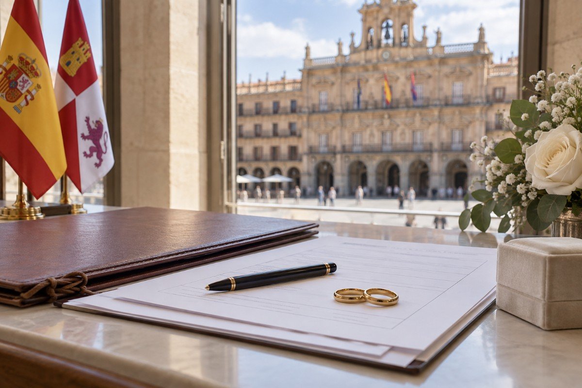 Matrimonio civil en Salamanca: trámites sencillos, gratuitos y sin sorpresas Matrimonio civil en Salamanca: trámites sencillos, gratuitos y sin sorpresas